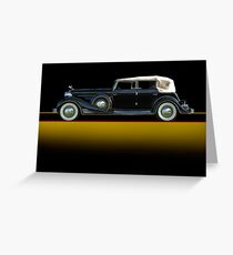 1933 Cadillac V16 Convertible Sedan w/o ID Greeting Card