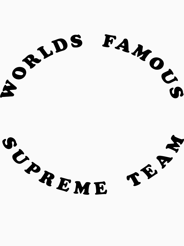 Worlds Famous Supreme Team Women S Fitted Scoop T Shirt By Teecrates Redbubble