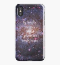 My Thoughts Are Stars iPhone Case