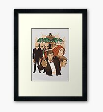 JIKAN NO HANSHU Framed Print