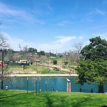 Tote bag Rain on Barton Springs