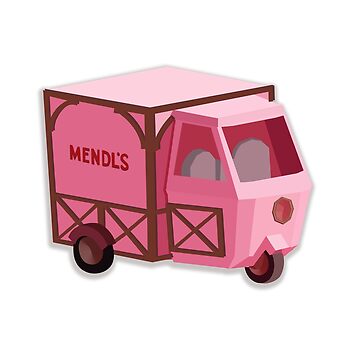 Mendls Pastry Box (Grand Budapest Hotel) Sticker for Sale by