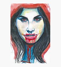The red riding hood. Photographic Print