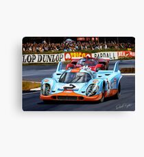 Porsche 917 at Le Mans Leinwanddruck