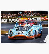 Porsche 917 at Le Mans Poster
