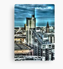Manchester Buildings HDR Canvas Print