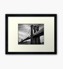 Lámina enmarcada Brooklyn Bridge
