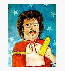 Get That Corn Out Of My Face! Photographic Print