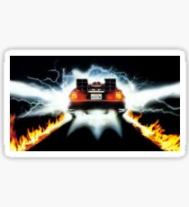 Back To The Future Art Sticker