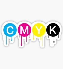 CMYK 5 Sticker