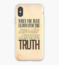 What remains is the truth iPhone Case