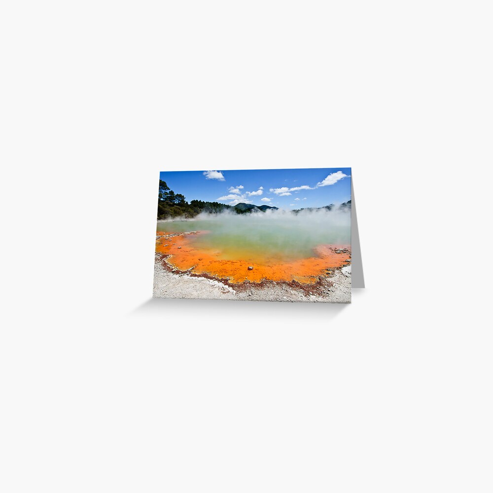 The Champagne Pool, Wai-O-Tapu Greeting Card