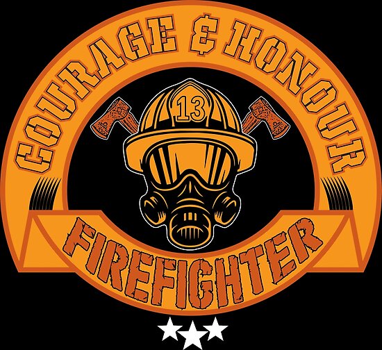 Download "Firefighter Courage And Honor" Poster by RemonPRO | Redbubble