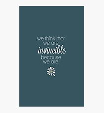 Invincible Photographic Print