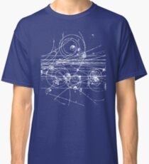 Particle tracks (dark) Classic T-Shirt