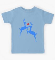 ۞»♥Adorable Jumping Deer Couple Clothing & Stickers♥«۞ Kids Tee