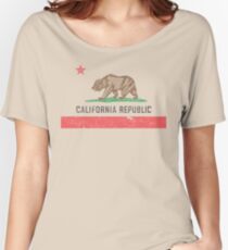 Vintage California Flag Women's Relaxed Fit T-Shirt