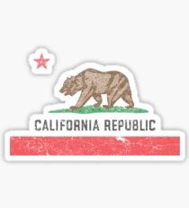 Vintage California Flag Sticker