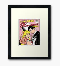 Teen Soldier Romance Comics Gerahmtes Wandbild