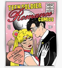 Teen Soldier Romance Comics Poster