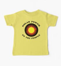 Earth Day "Solar Power To The People" Baby Tee