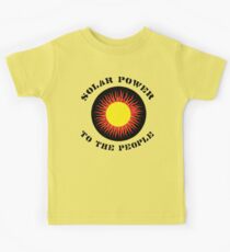 Earth Day "Solar Power To The People" Kids Tee