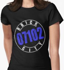 'Brick City 07102' (w) Women's Fitted T-Shirt