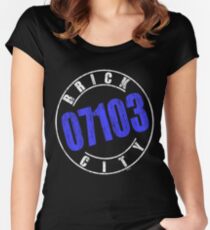 'Brick City 07103' (w) Women's Fitted Scoop T-Shirt