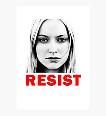 Resist Photographic Print