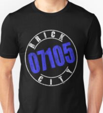 'Brick City 07105' (w) Unisex T-Shirt