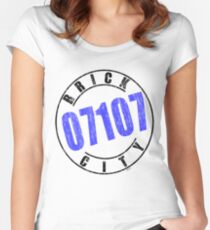 'Brick City 07107' Women's Fitted Scoop T-Shirt