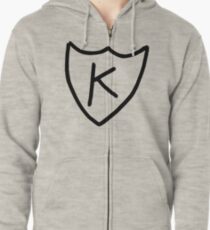Sudadera con capucha y cremallera Kurt Cobain - K tattoo, K records