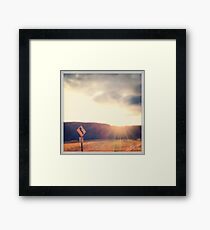 30 mph Framed Print