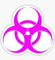 biohazard - organic, bio, hazardous, contaminated, environmentally Sticker