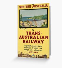 Vintage poster - Western Australia Greeting Card