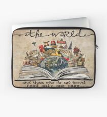 The World Is A Book Laptop Sleeve
