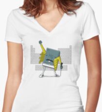 Freddie Mercury Women's Fitted V-Neck T-Shirt
