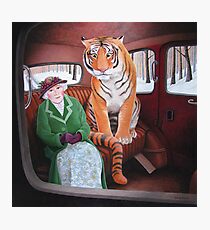 Once upon a time in a taxi. Photographic Print