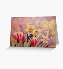Spring Flowers Greeting Card