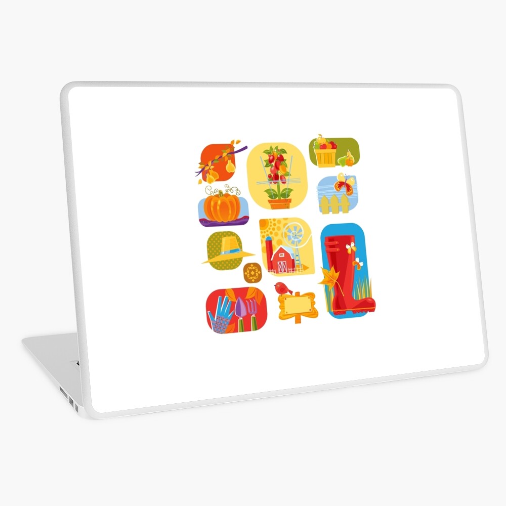 Autumn Farm Laptop Skin