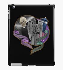 The Silent Angel in a Blue Box iPad Case/Skin