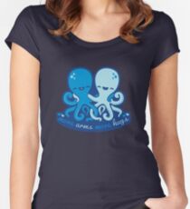 Mehr Waffen Mehr Umarmungen Tailliertes Rundhals-Shirt