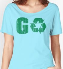 Earth Day Grunge Go Recycle Women's Relaxed Fit T-Shirt