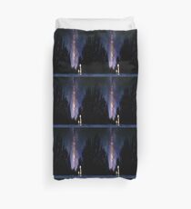 Calvin And Hobbes In The Night Duvet Cover