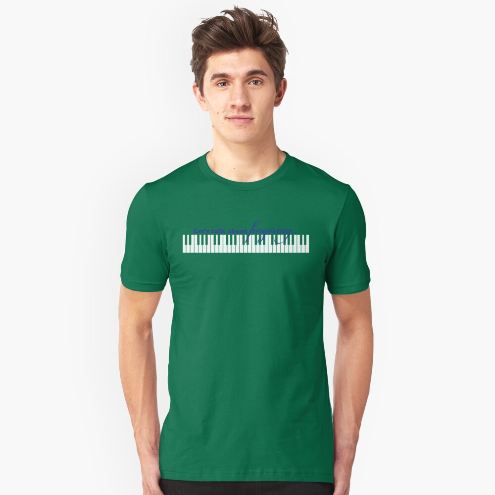 Lets talk about fingering... Slim Fit T-Shirt