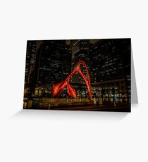 Picasso at Night Greeting Card