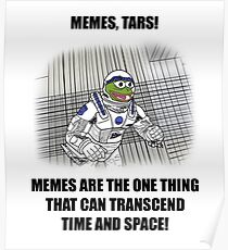 "Memes, TARS!" Interstellar Design Poster