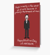 Friedrich Nietzsche Greeting Card
