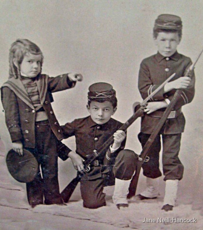 "1860s Photo of Civil War Children" by Jane NeillHancock Redbubble