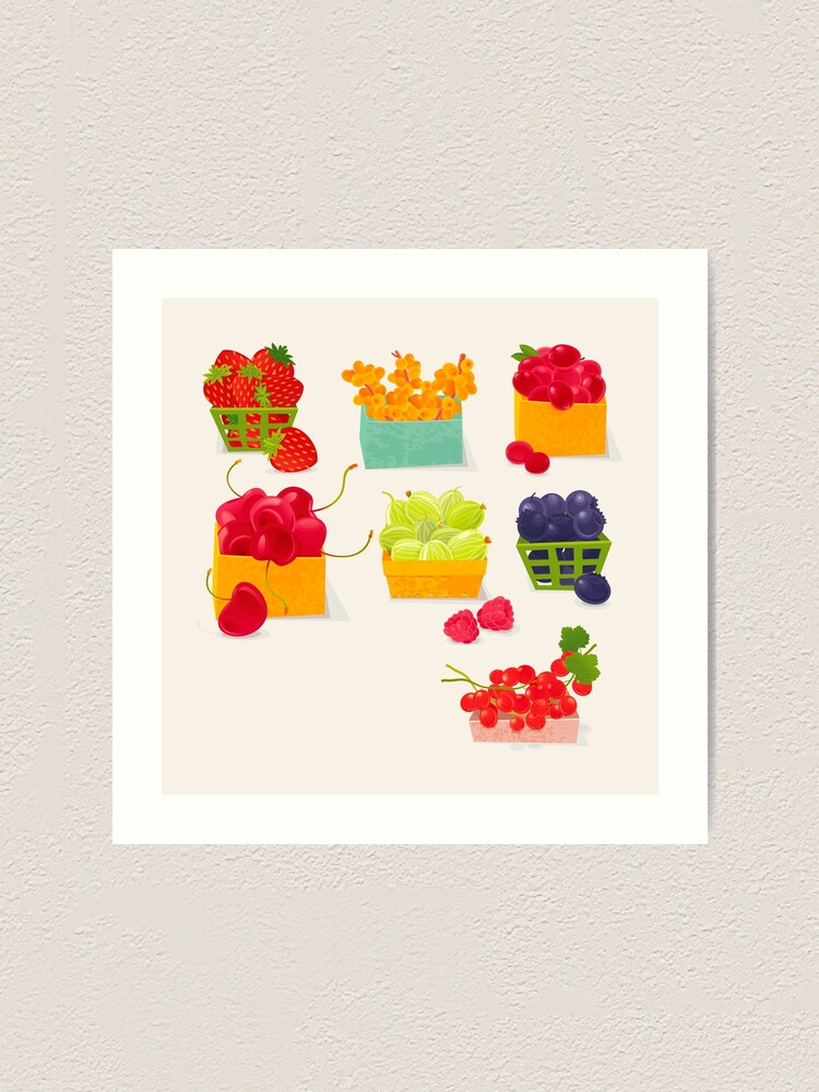 Alternate view of Sweet Berries Art Print